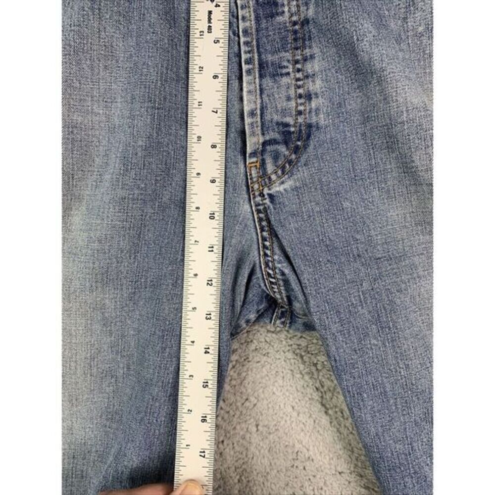 Lucky Brand Jeans Men's 38 Low Rise Short Raw Hem USA By Gene Montesano Vintage - Picture 3 of 16